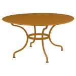 Table ronde 137 cm romane en acier fermob