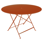 Table ronde pliante �117 cm bistro en acier