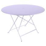 Table ronde pliante �117 cm bistro en acier