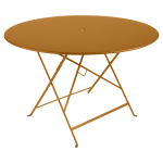 Table ronde pliante �117 cm bistro en acier