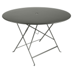 Table ronde pliante �117 cm bistro en acier