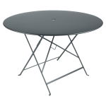 Table ronde pliante �117 cm bistro en acier