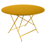 Table ronde pliante �117 cm bistro en acier