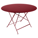 Table ronde pliante �117 cm bistro en acier