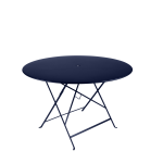 Table ronde pliante �117 cm bistro en acier