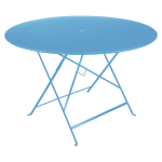 Table ronde pliante �117 cm bistro en acier