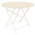 Table ronde pliante �96 cm bistro en acier