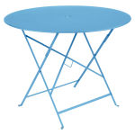 Table ronde pliante 96 cm bistro en acier