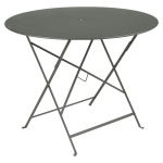 Table ronde pliante 96 cm bistro en acier
