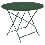 Table ronde pliante 96 cm bistro en acier