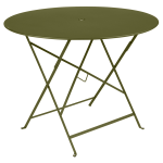 Table ronde pliante 96 cm bistro en acier