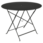 Table ronde pliante 96 cm bistro en acier