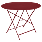 Table ronde pliante 96 cm bistro en acier
