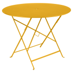 Table ronde pliante 96 cm bistro en acier