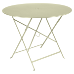 Table ronde pliante 96 cm bistro en acier