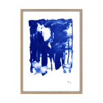 Tableau my bleu klein a 50 x 70 cm