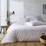 Housse de couette percale lav�e boh�me