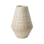 Vase c�ramique d�co stri� 33 cm shani