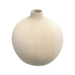 Vase d�coratif en c�ramique blanc mat textur� h29 cm bianca