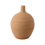 Vase rond long f�t en c�ramique h46 cm mah�