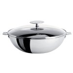 Wok + couvercle cristel casteline - 24 cm