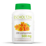 Planète au naturel escholtzia - 500 mg - 200 comprimés Planète au naturel escholtzia - 500 mg - 200 comprimés