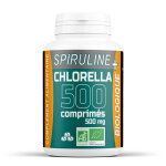 Planète au naturel spiruline + chlorella bio - 500 mg - 500 comprimés Planète au naturel spiruline + chlorella bio - 500 mg - 500 comprimés