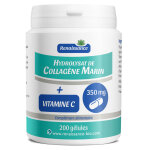 Renaissance bio hydrolysat de collagène marin 350 mg + vit c 200 gélules Renaissance bio hydrolysat de collagène marin 350 mg + vit c 200 gélules