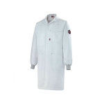 Adolphe lafont blouse blanche de travail poignets tricot marius a. lafont