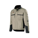 Adolphe lafont blouson de travail beige taupe et noir worl attitude 300