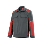 Adolphe lafont blouson de travail charbon et rouge kelvin