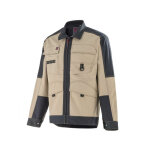 Adolphe lafont blouson de travail homme beige et noir shear a. lafont