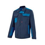 Adolphe lafont blouson de travail homme bleu marine / bleu azur grenat