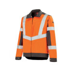Adolphe lafont blouson de travail work vision orange hivi et gris a. lafont
