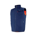 Adolphe lafont body - warmer de travail haute visibilit� orange hivi et bleu