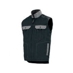 Adolphe lafont bodywarmer de travail chauffe corps noir et gris a. lafont