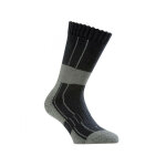 Adolphe lafont chaussette ergonomique bleu / noir / gris sporty