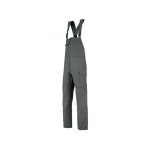 Adolphe lafont cotte de travail homme � bretelles gris charbon