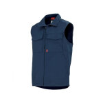 Adolphe lafont gilet de travail homme bleu marine