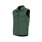 Adolphe lafont gilet de travail vert fonce granit