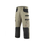 Adolphe lafont pantacourt de travail area work attitude beige taupe et noir