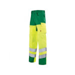 Adolphe lafont pantalon scurit homme jaune hivi et vert alpin pupil