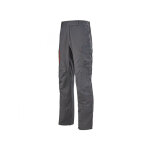 Adolphe lafont pantalon de travail ergonomique multirisques gris charbon arminius