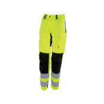 Adolphe lafont pantalon de travail femme jaune hivi et noir tara