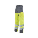 Adolphe lafont pantalon de travail haute visibilit� pas cher jaune hivi et gris acier