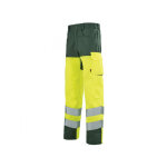 Adolphe lafont pantalon de travail haute visibilit� jaune et vert