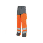Adolphe lafont pantalon de travail haute visibilit� orange hivi et gris
