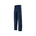 Adolphe lafont pantalon de travail homme bleu marine avec ceinture reglagble
