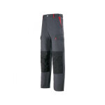 Adolphe lafont pantalon de travail homme charbon et rouge