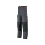 Adolphe lafont pantalon de travail homme charbon et rouge